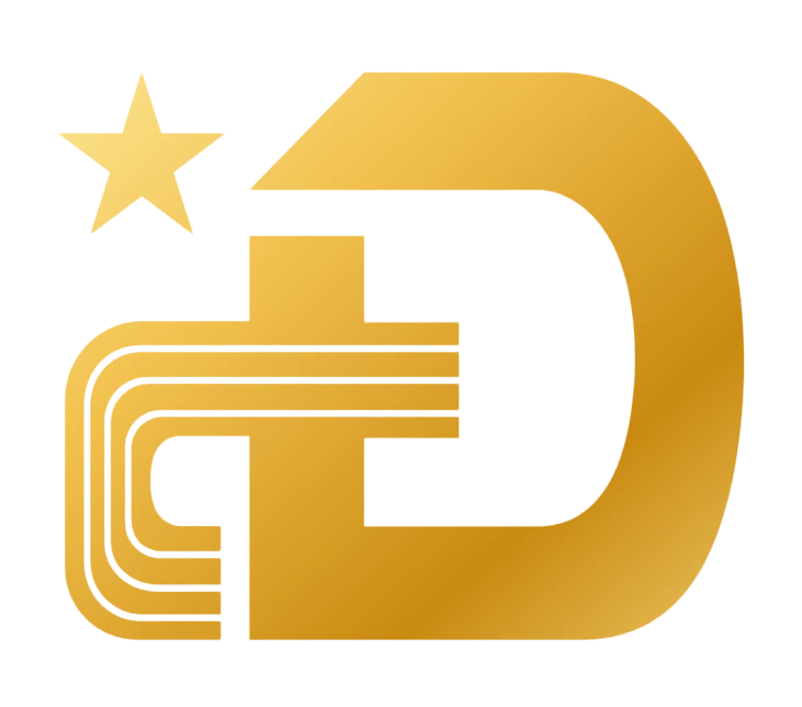 Logo Đông Đô 28 màu vàng